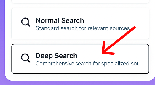 Choose your paper's research depth